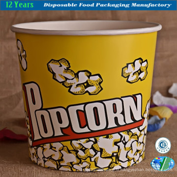 Grande cuve de service en popcorn en papier